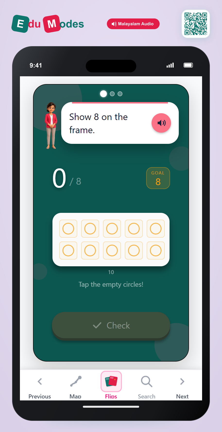 Construct 8, 9, 10 on Ten Frame - Interactive Learning Game Preview