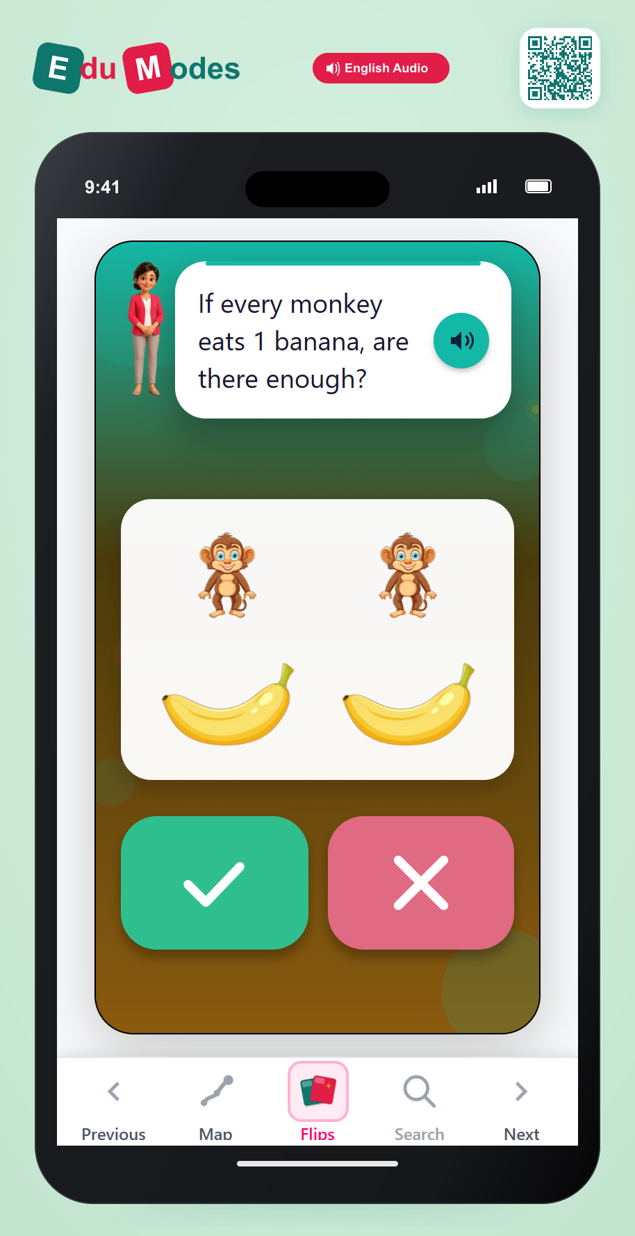 Are there enough? Monkey Banana - Interactive Learning Game Preview