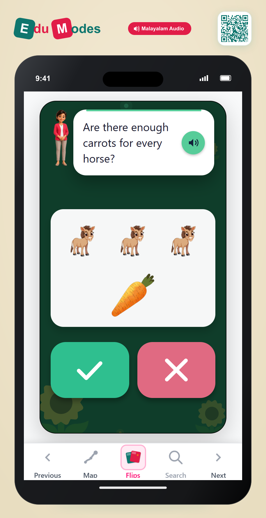 Are there enough? Horse Carrot - Interactive Learning Game Preview