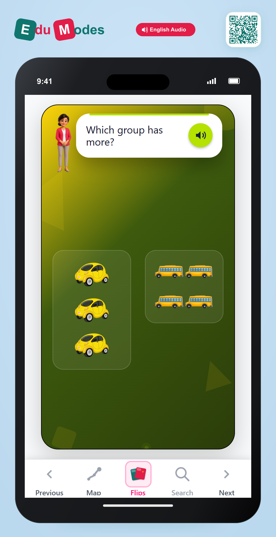 Which has more? Cars vs Buses - Interactive Learning Game Preview