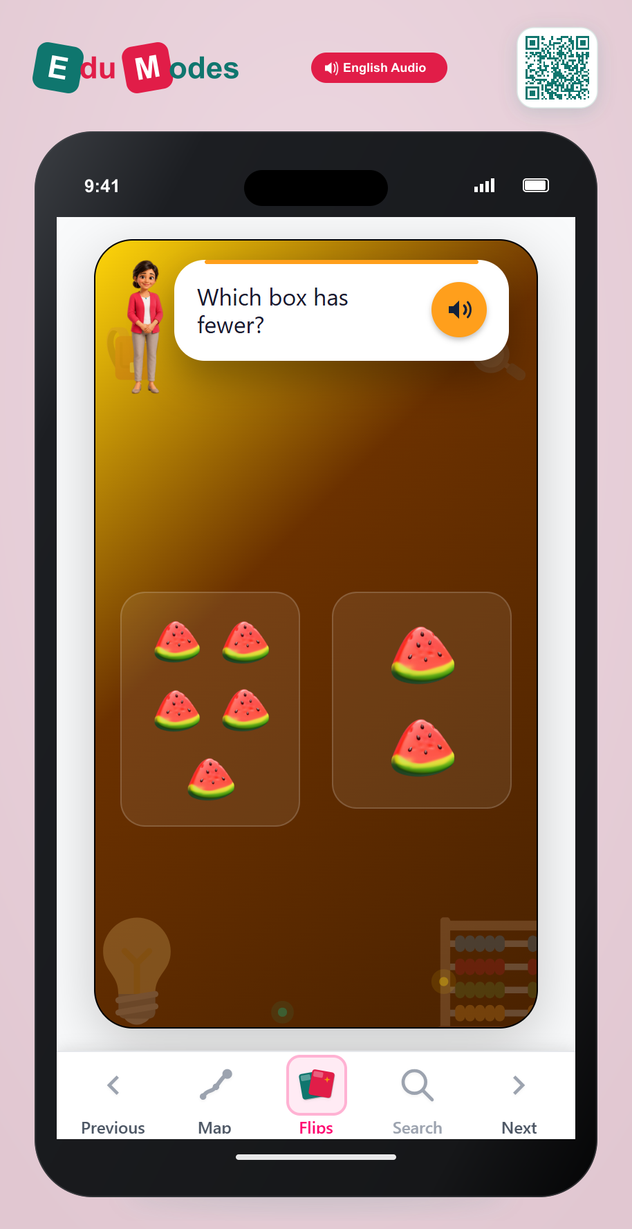 Fewer Watermelons - Interactive Learning Game Preview