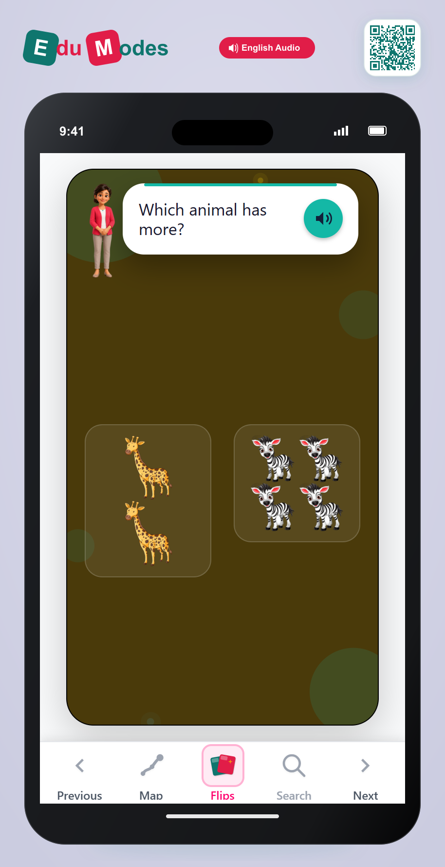 More Zebras - Interactive Learning Game Preview