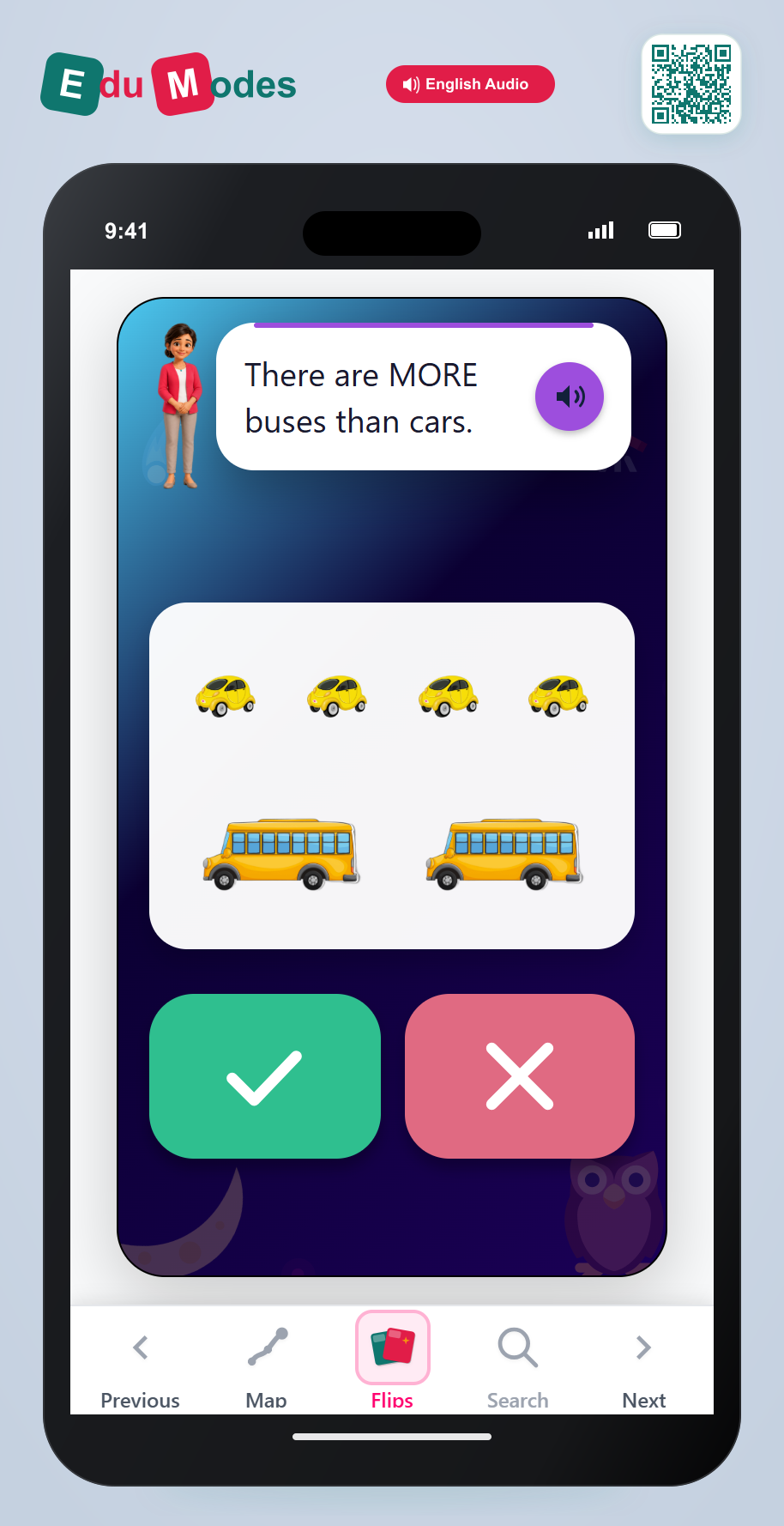 Which is More? 4 vs 2 - Interactive Learning Game Preview
