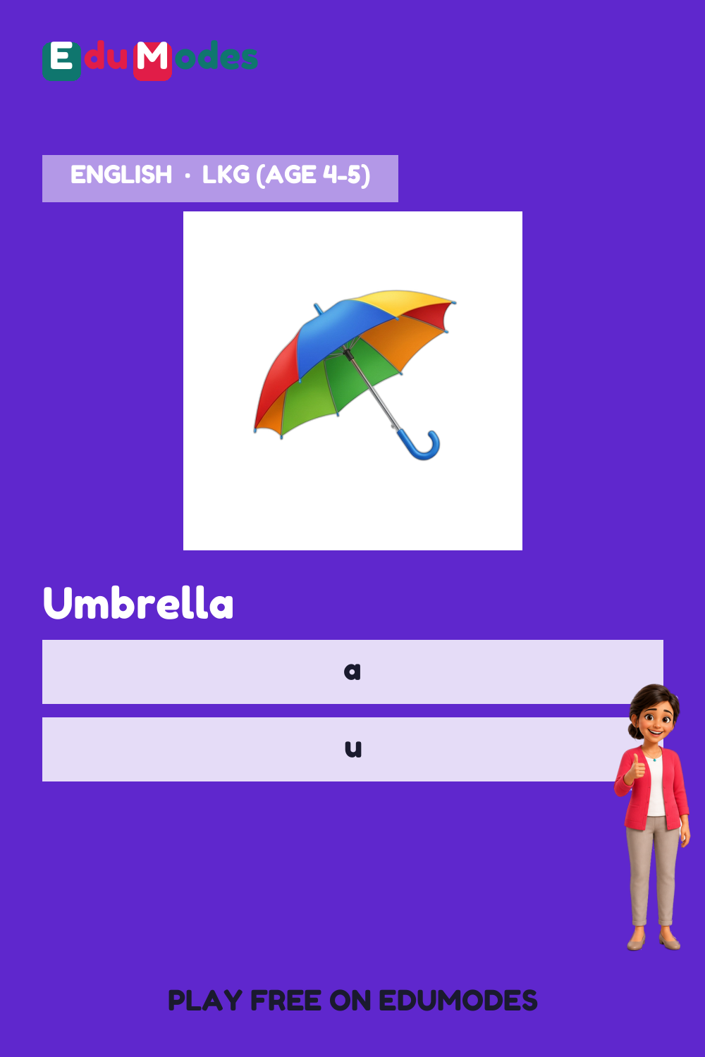Identify the first sound in a word: Q to U - Interactive Learning Game Preview