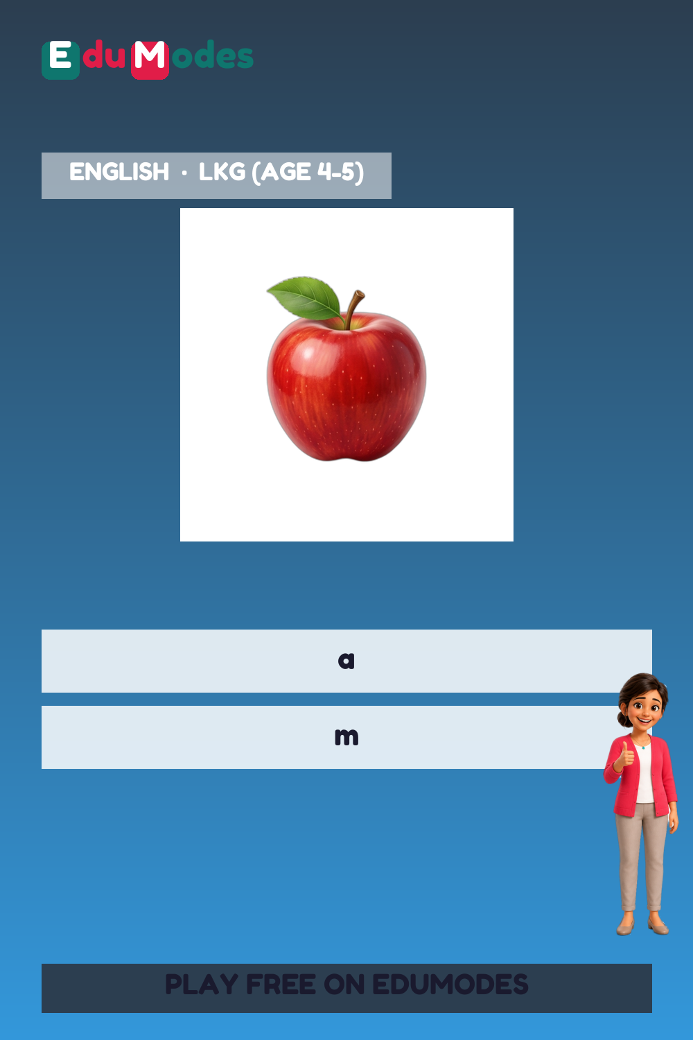 Identify the first sound in a word: A-Z Review - Interactive Learning Game Preview