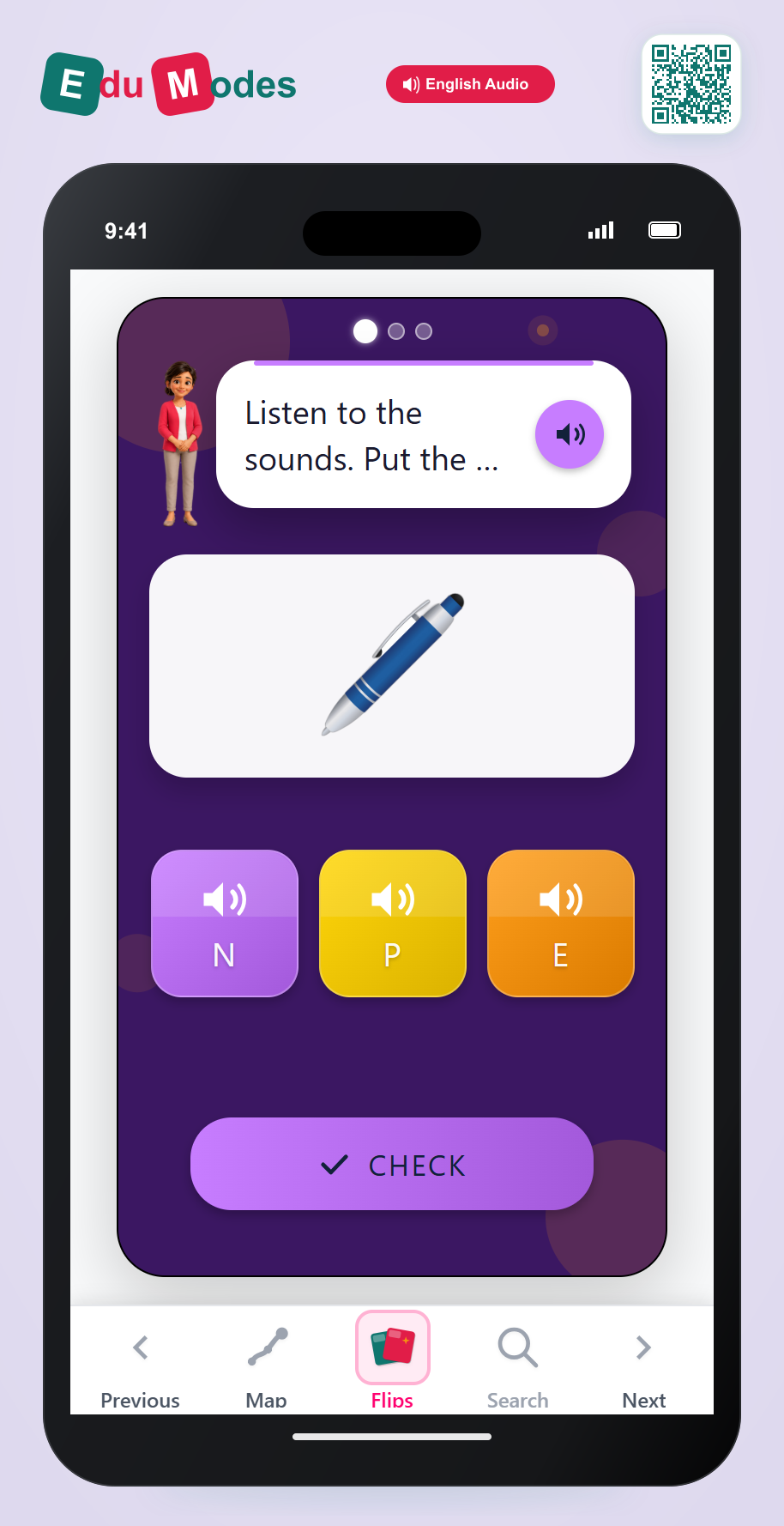 Put the Sounds in Order 50 - Interactive Learning Game Preview