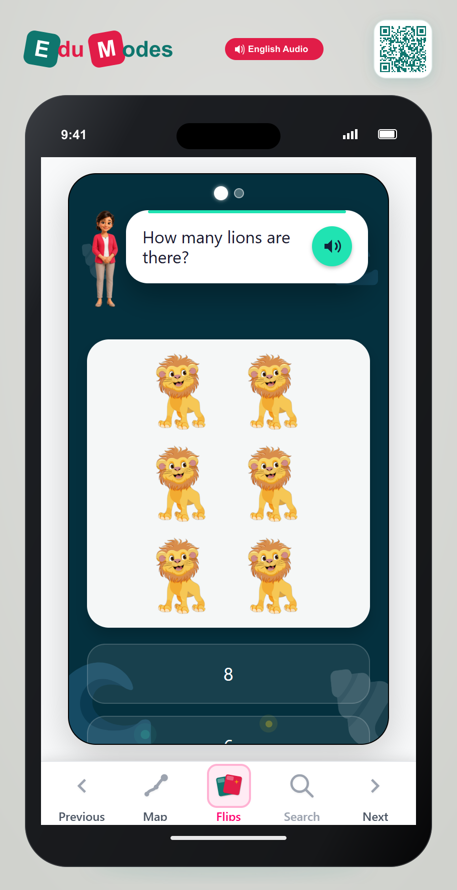 Count Objects 6 to 10 - Interactive Learning Game Preview