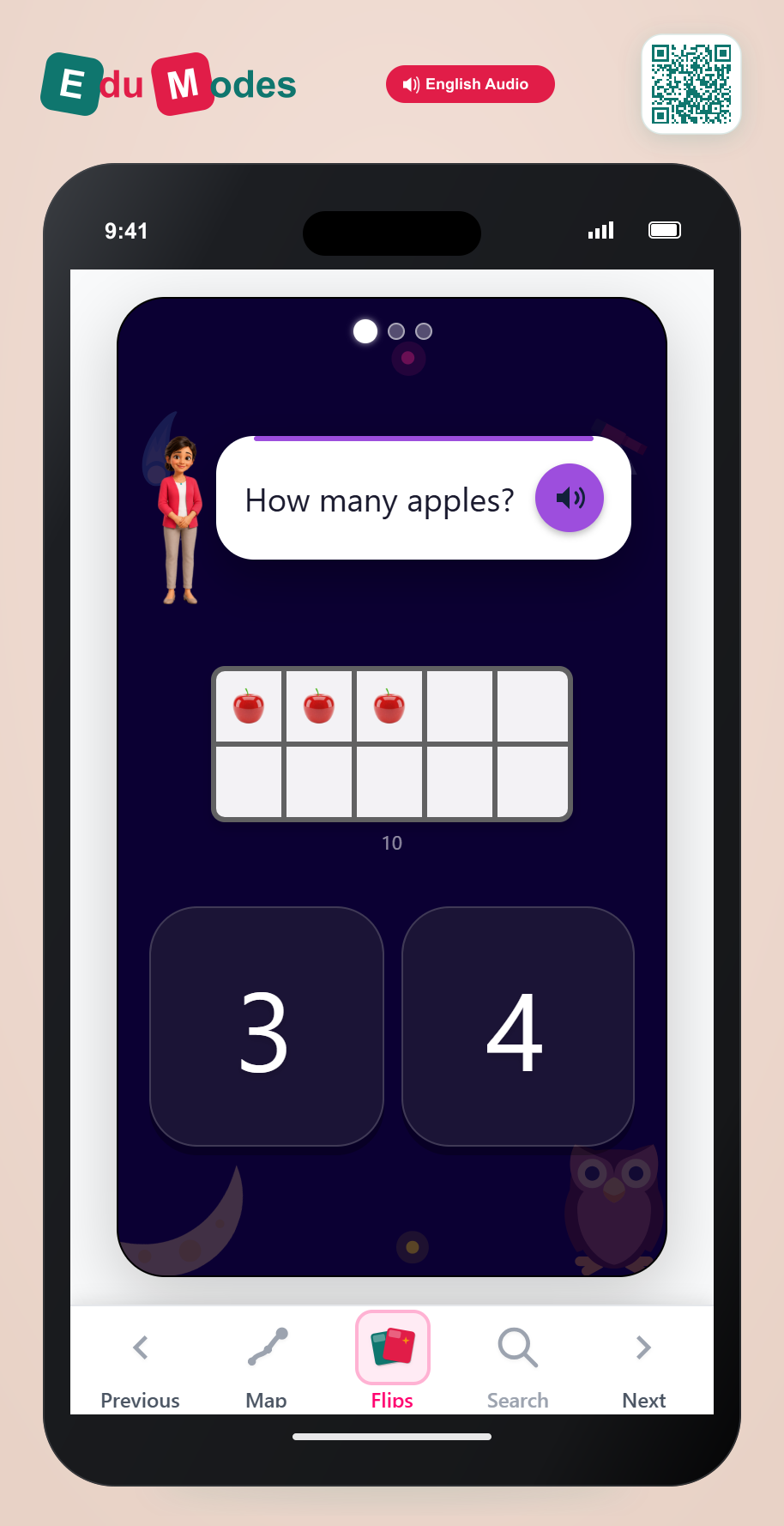 Read Ten Frames: 1 to 5 - Interactive Learning Game Preview