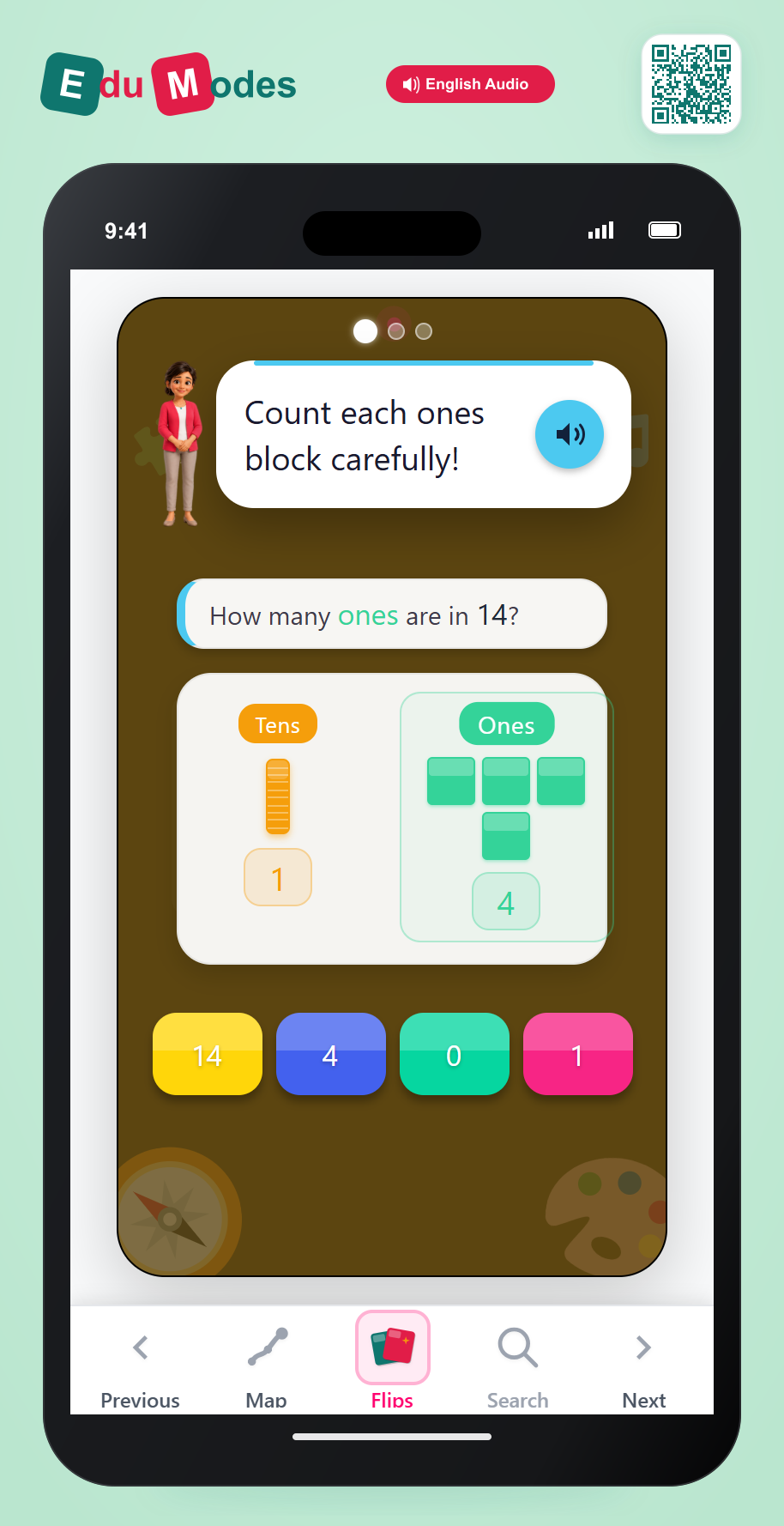 Counting Ones - Interactive Learning Game Preview