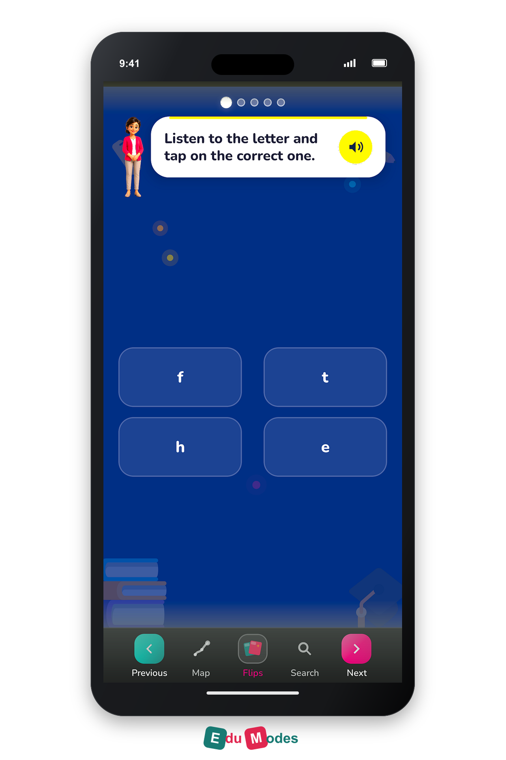 Listen & Find Lowercase: f to j - Interactive Learning Game Preview