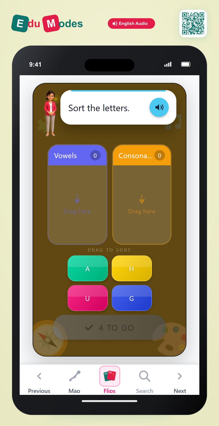 Sort the Letters 3 - Interactive Learning Game Preview