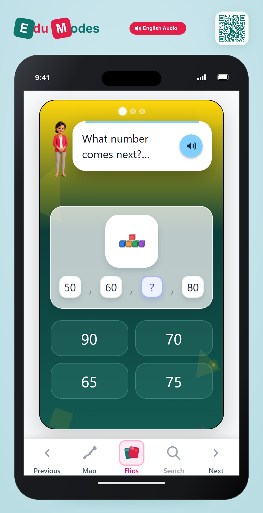 Skip Count by Tens to 80 - Interactive Learning Game Preview