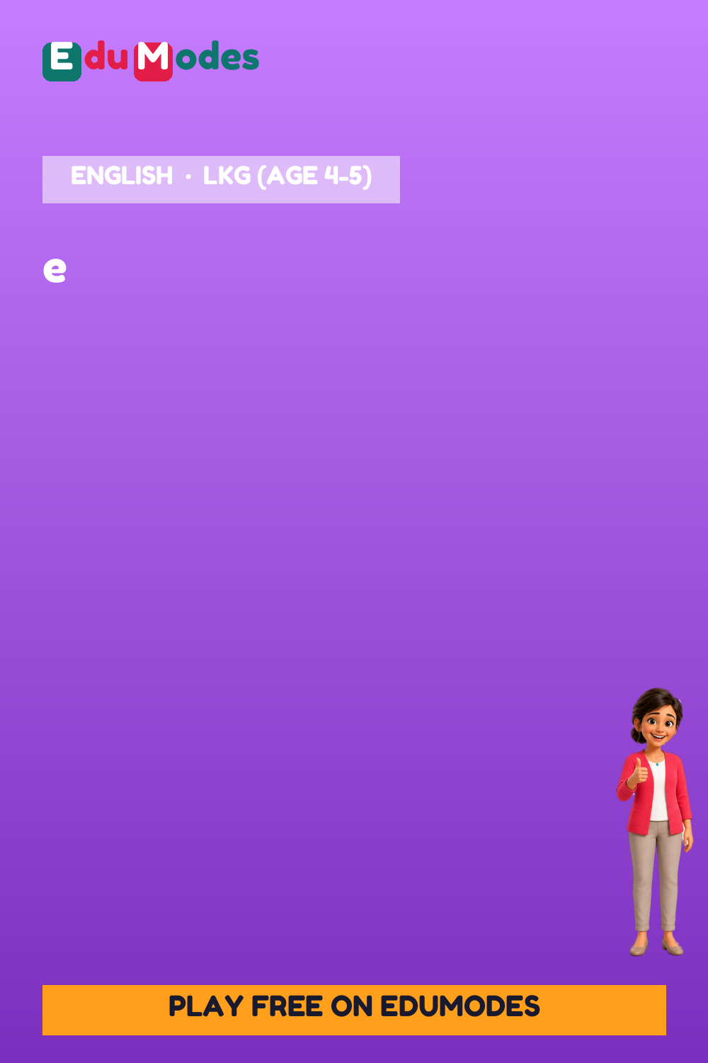 True/False: Lowercase e, f, h - Interactive Learning Game Preview