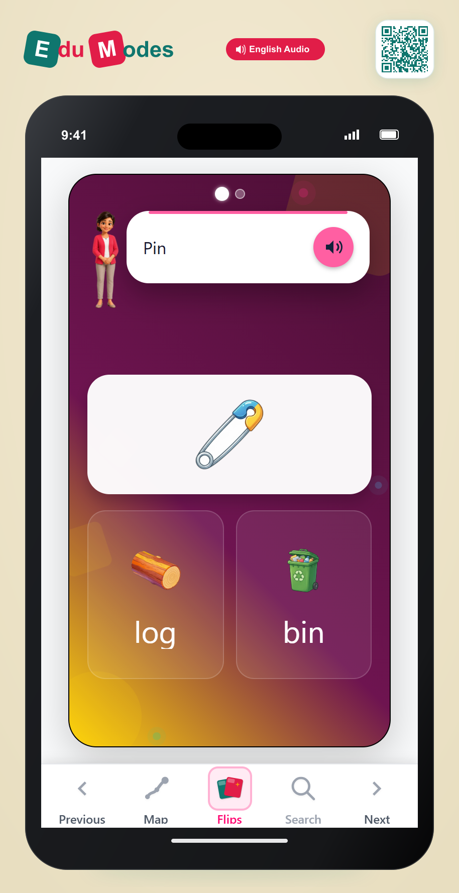 Rhyming: Pin and Hen - Interactive Learning Game Preview