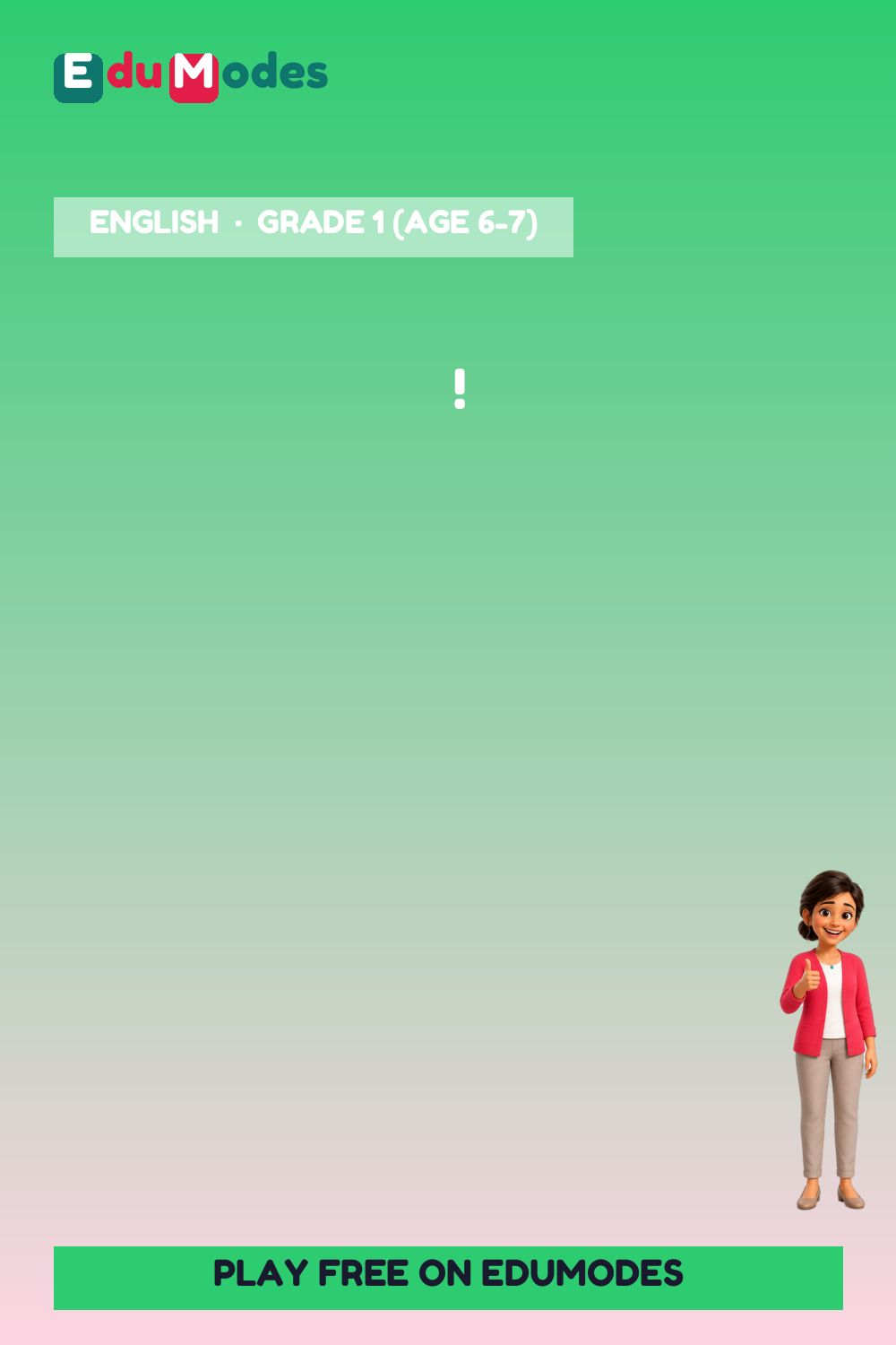 Match the Rhymes Part 2 - Interactive Learning Game Preview