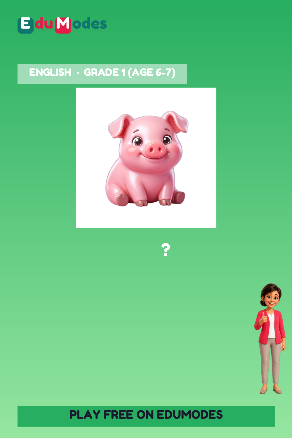 Rhyming: Fox and Box - Interactive Learning Game Preview