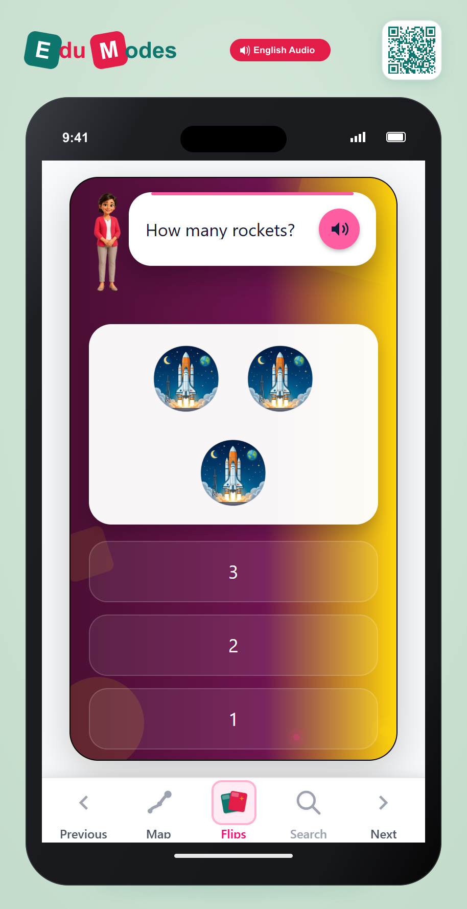 Count to 3 - Interactive Learning Game Preview