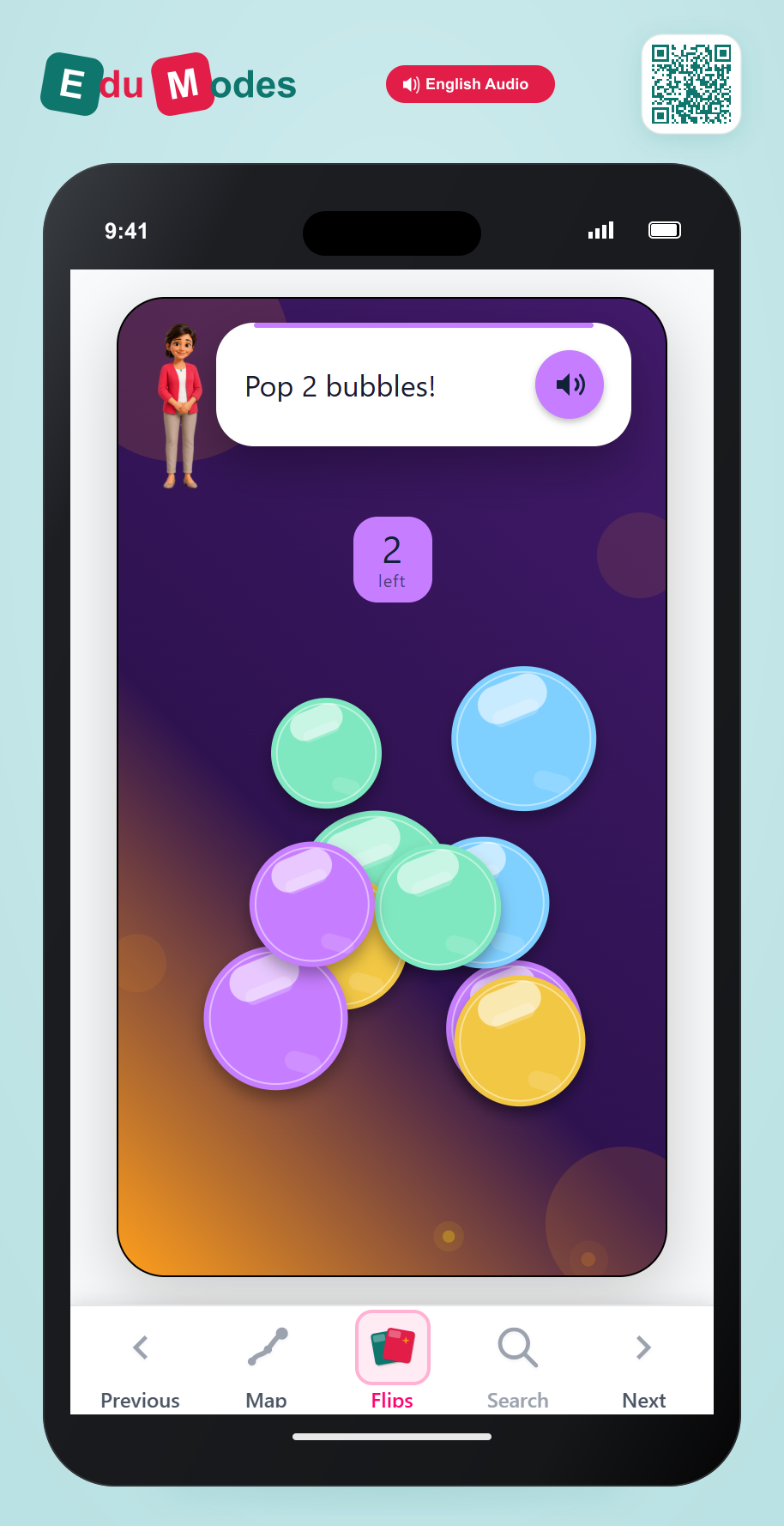 Pop 2 Bubbles - Interactive Learning Game Preview