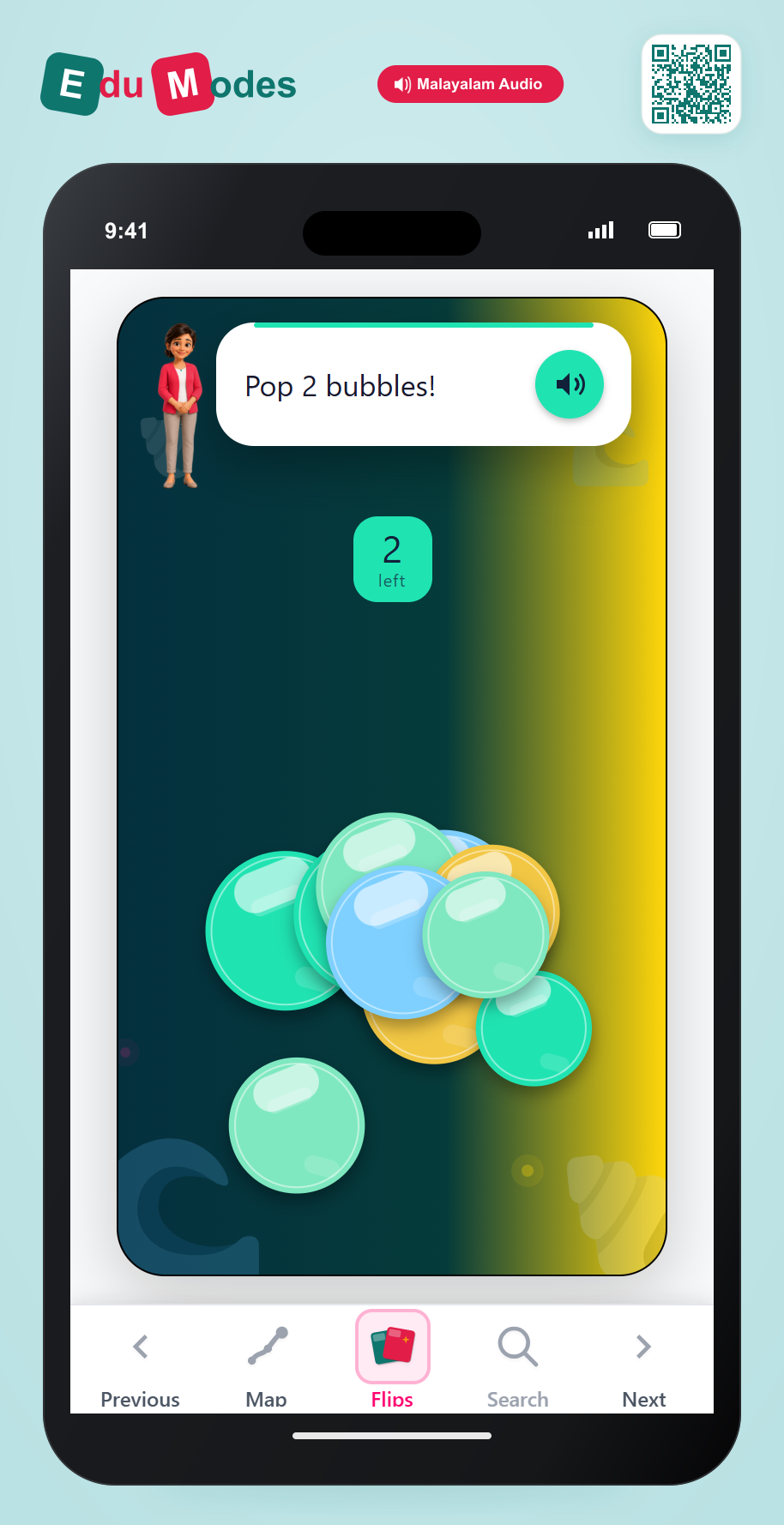 Pop 2 Bubbles - Interactive Learning Game Preview