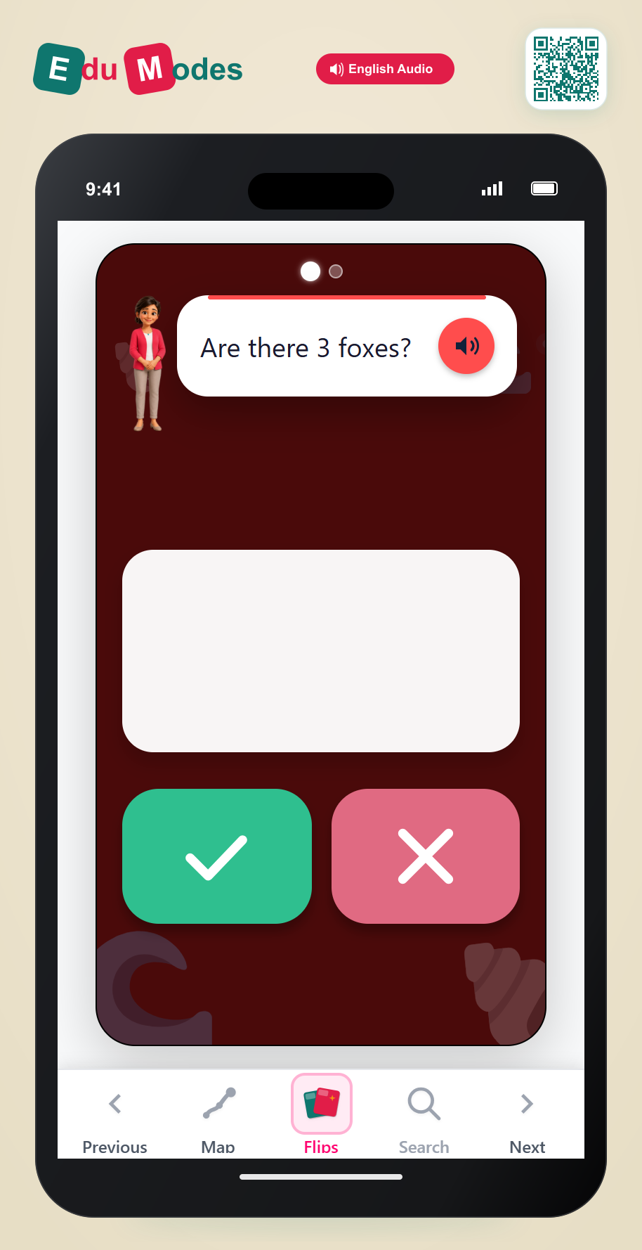 Count to 3 - Flip 6 - Interactive Learning Game Preview