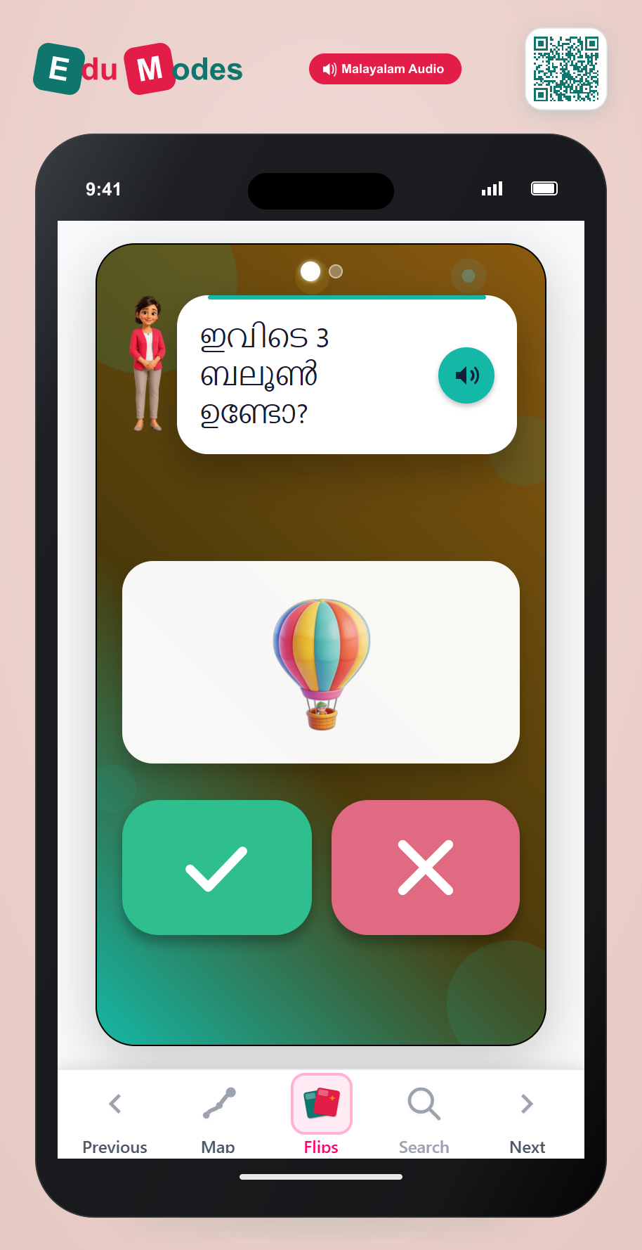 Count to 3 - Flip 5 - Interactive Learning Game Preview