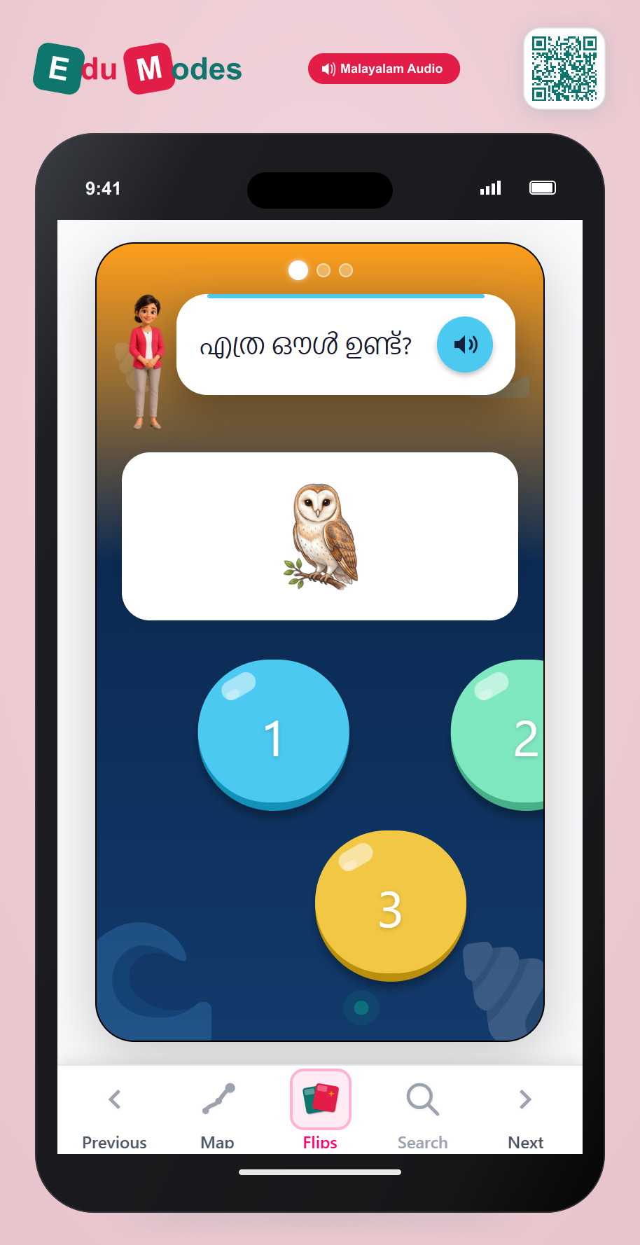 Count to 3 - Flip 10 - Interactive Learning Game Preview