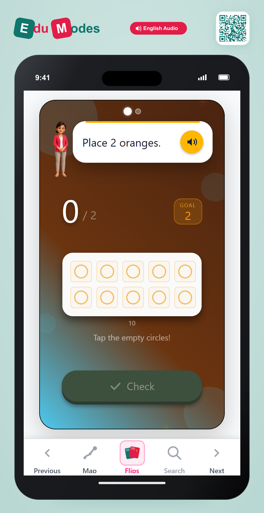 Count to 3: Place 2 - Interactive Learning Game Preview