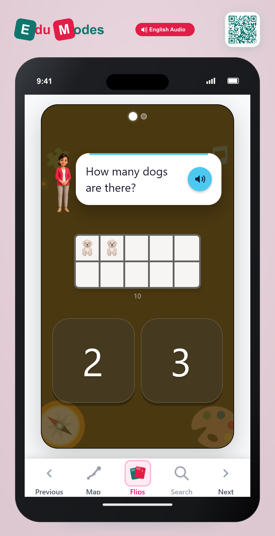Count to 3: Review: Identify - Interactive Learning Game Preview