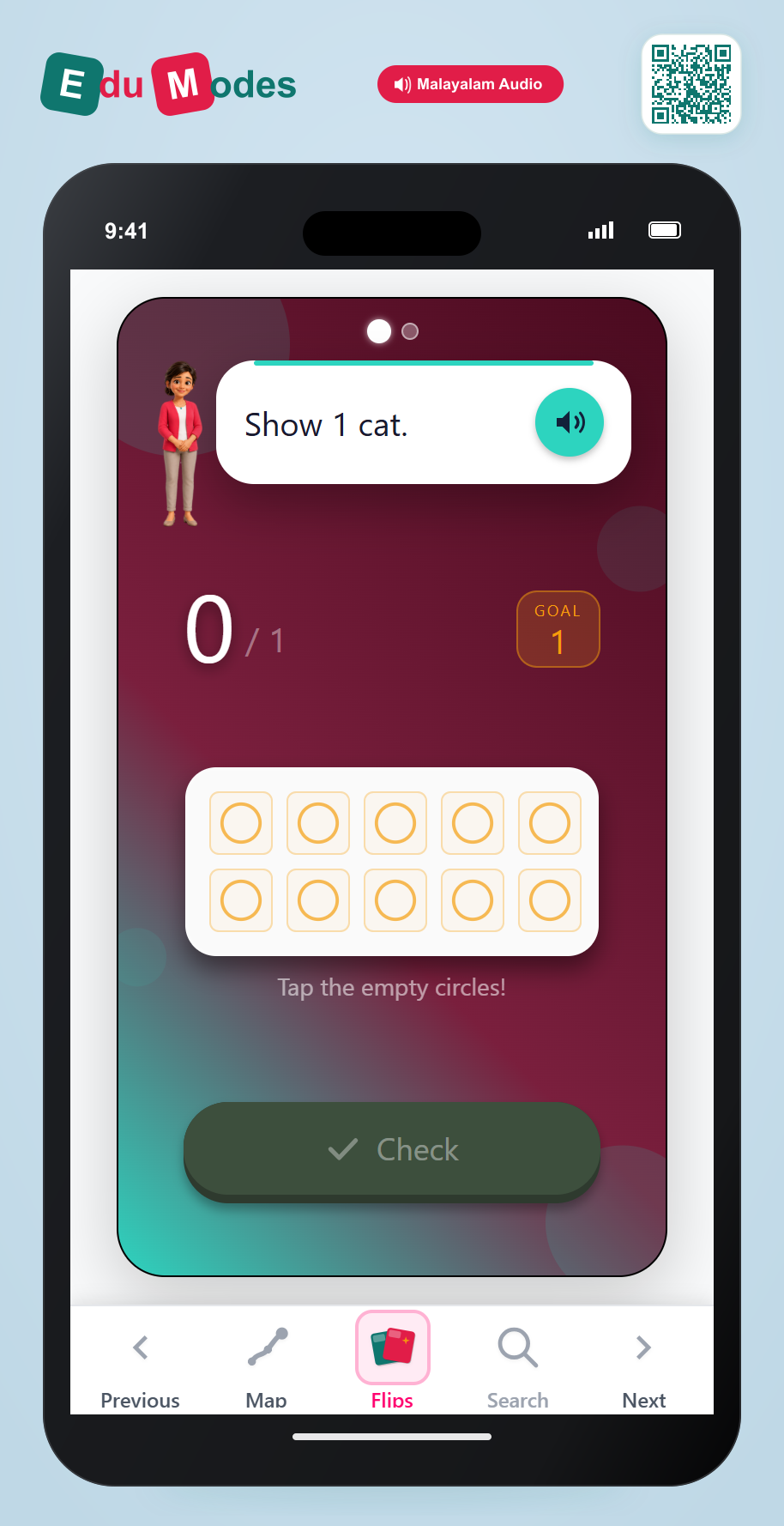 Show 2 on a Ten Frame - Interactive Learning Game Preview
