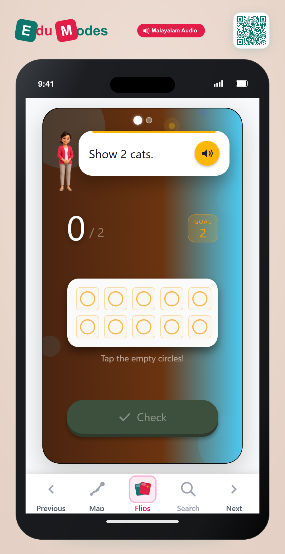 Show Cats up to 3 - Interactive Learning Game Preview