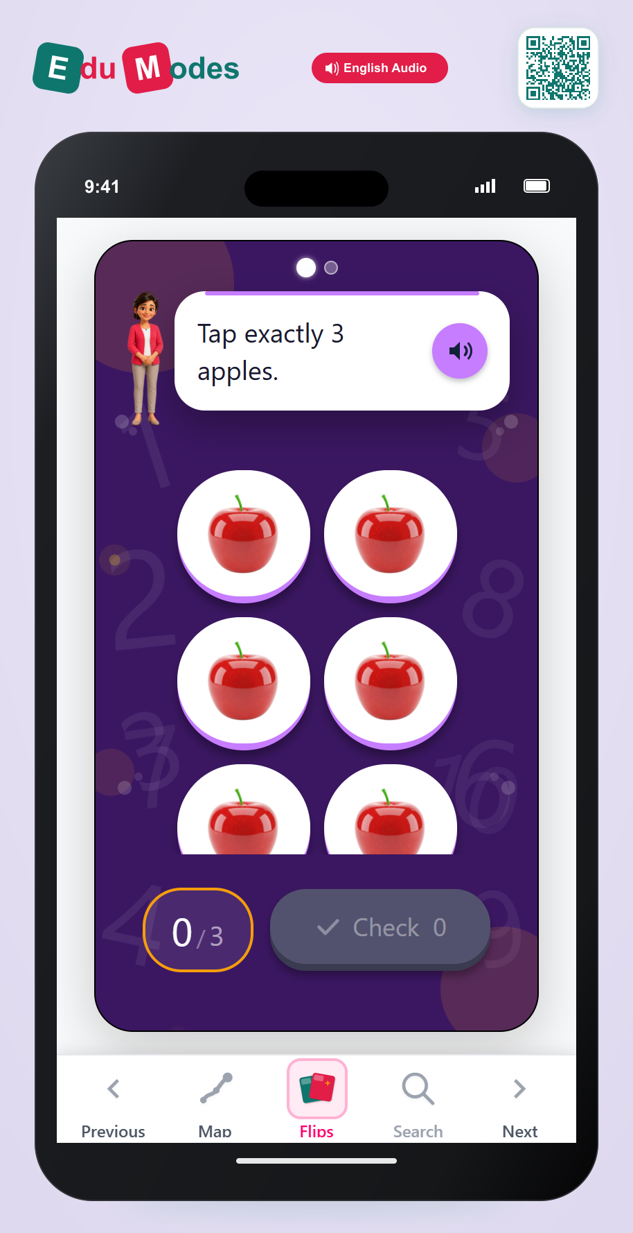 Tap Apples - Interactive Learning Game Preview