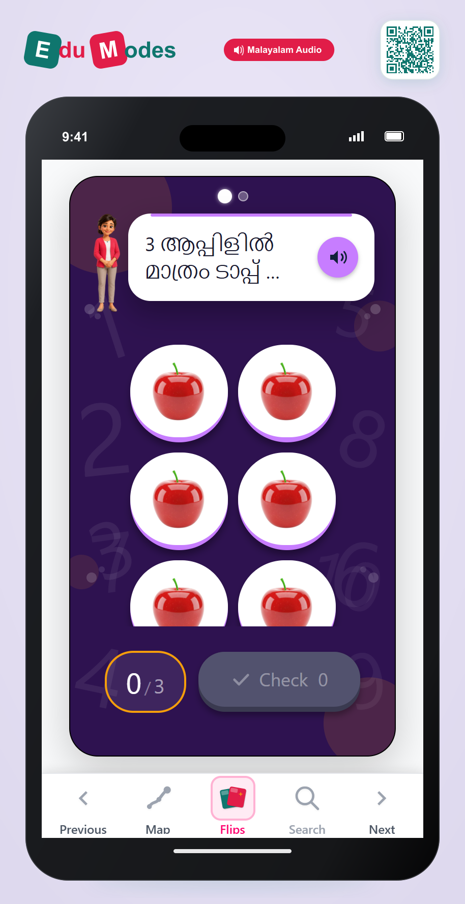 Tap Apples - Interactive Learning Game Preview