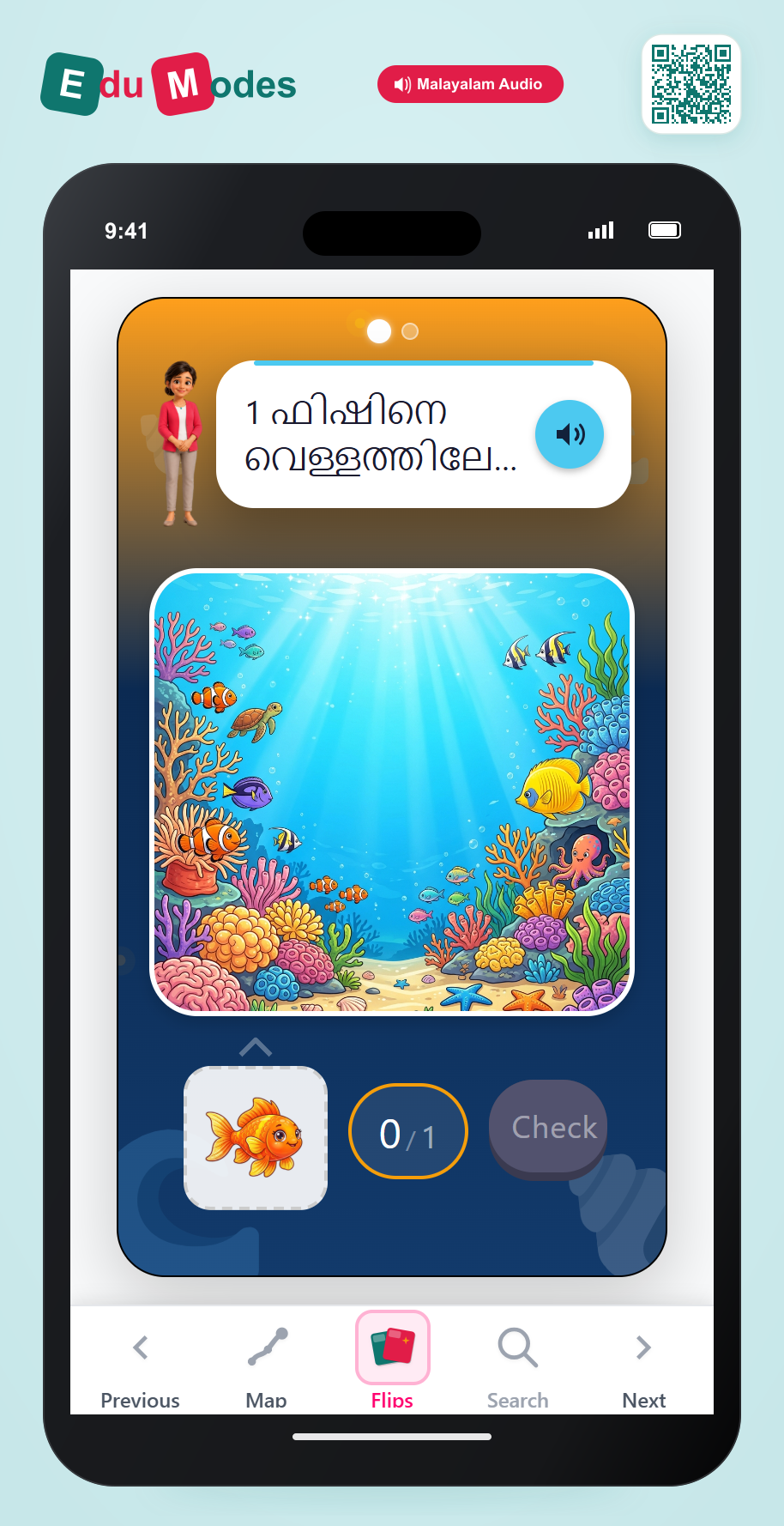 Drag Fish - Interactive Learning Game Preview