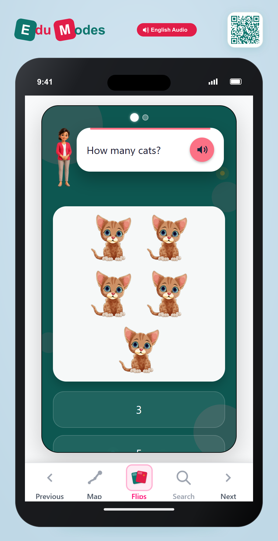 Count to 5 - Interactive Learning Game Preview