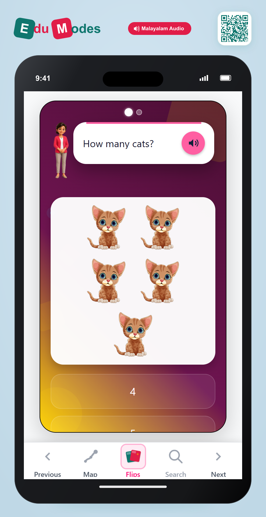 Count to 5 - Interactive Learning Game Preview