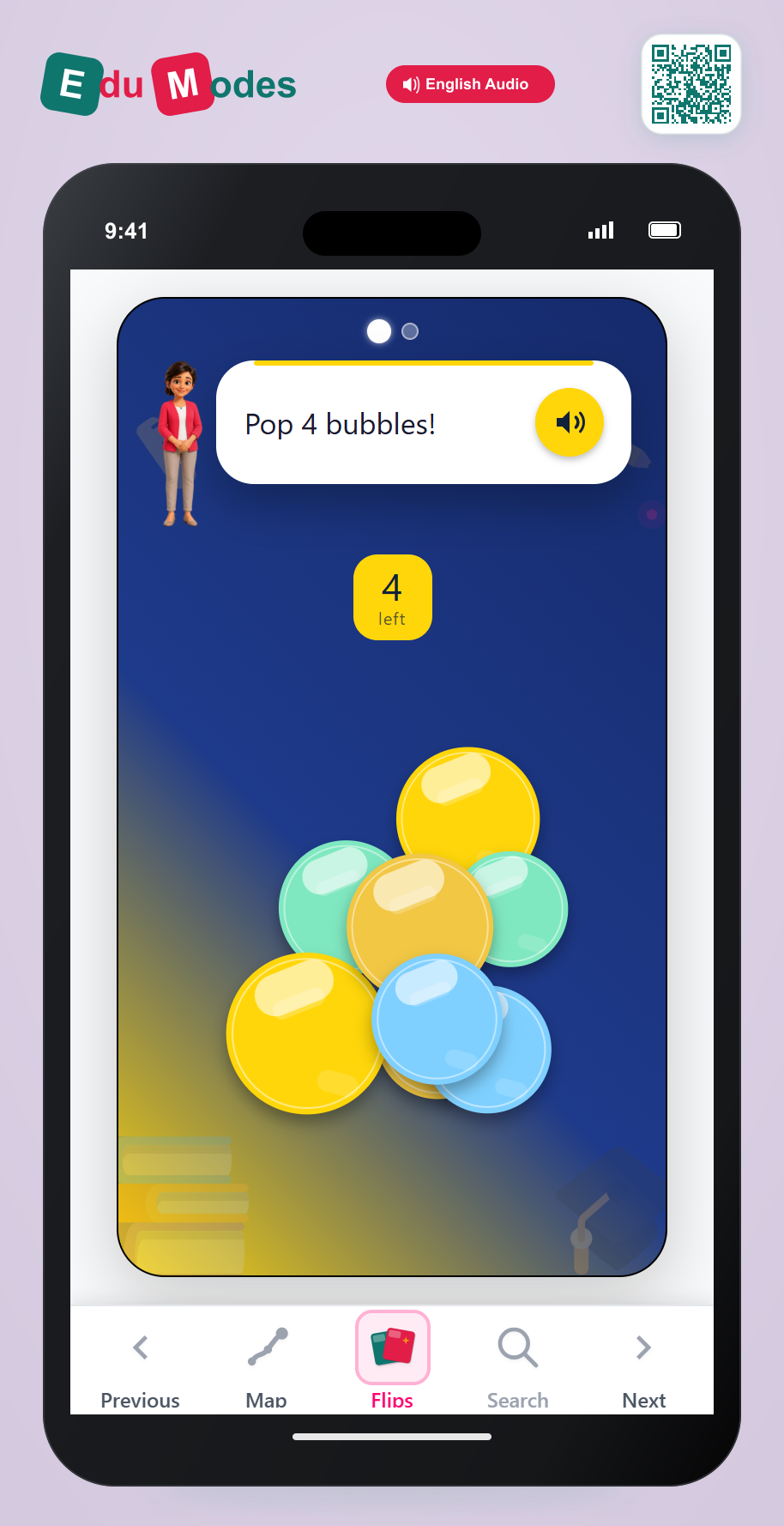 Pop 4 Targets - Interactive Learning Game Preview