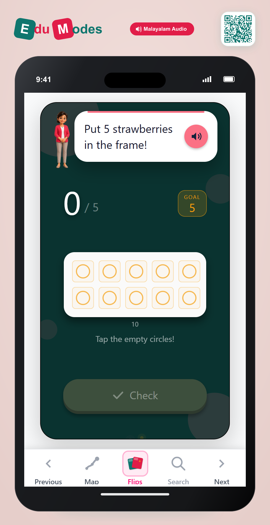 Fill the Top Row (5) - Interactive Learning Game Preview
