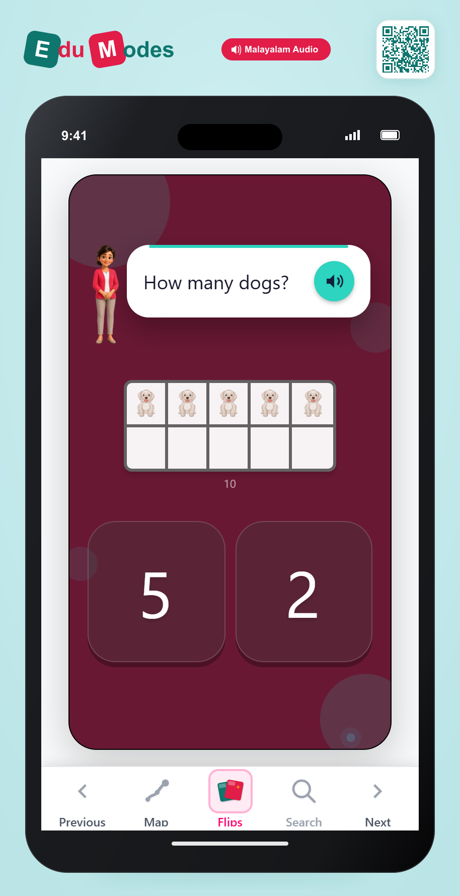 Subitize 5 in a Ten Frame - Interactive Learning Game Preview