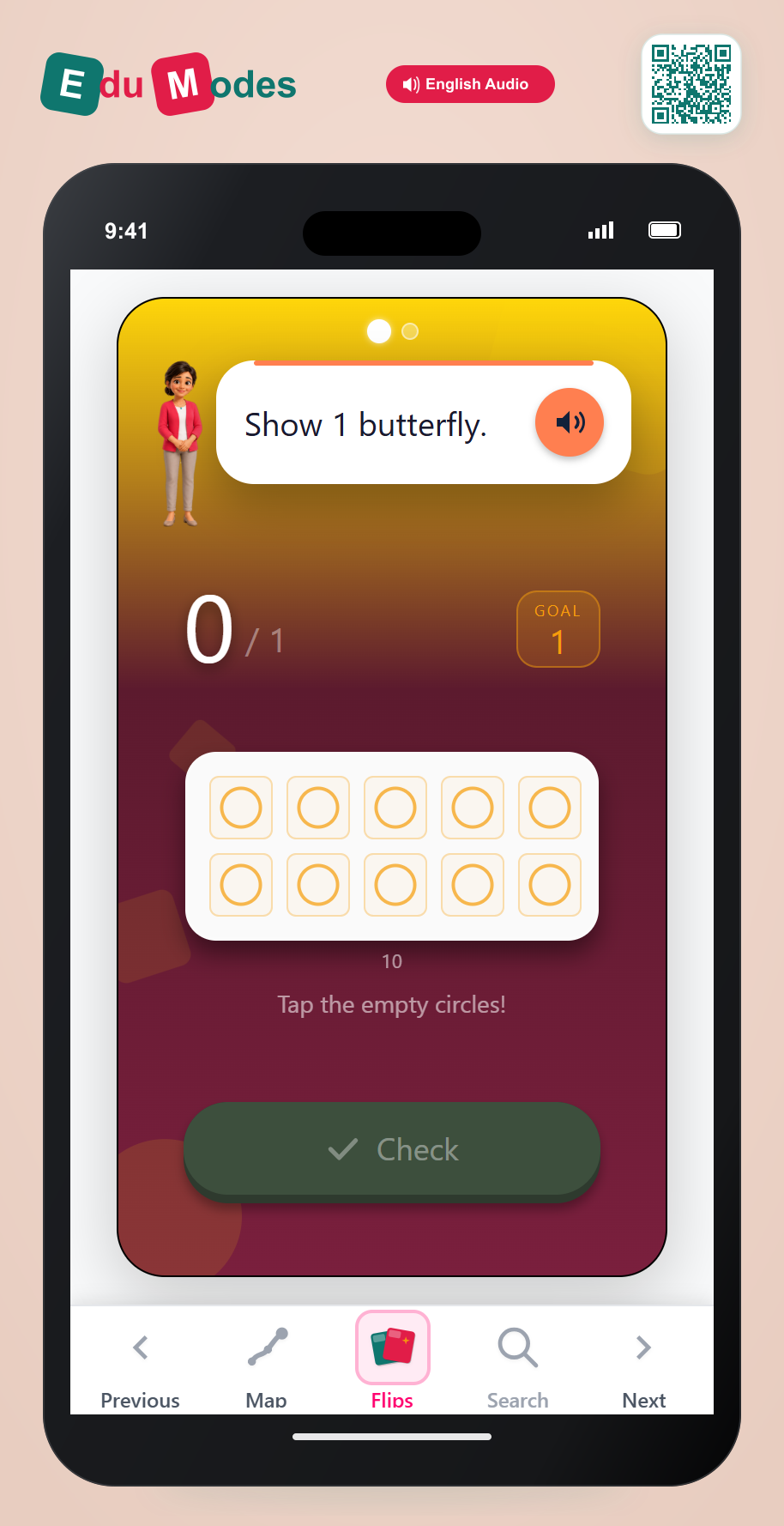 Represent Numbers Up to 5: 1 and 2 - Interactive Learning Game Preview