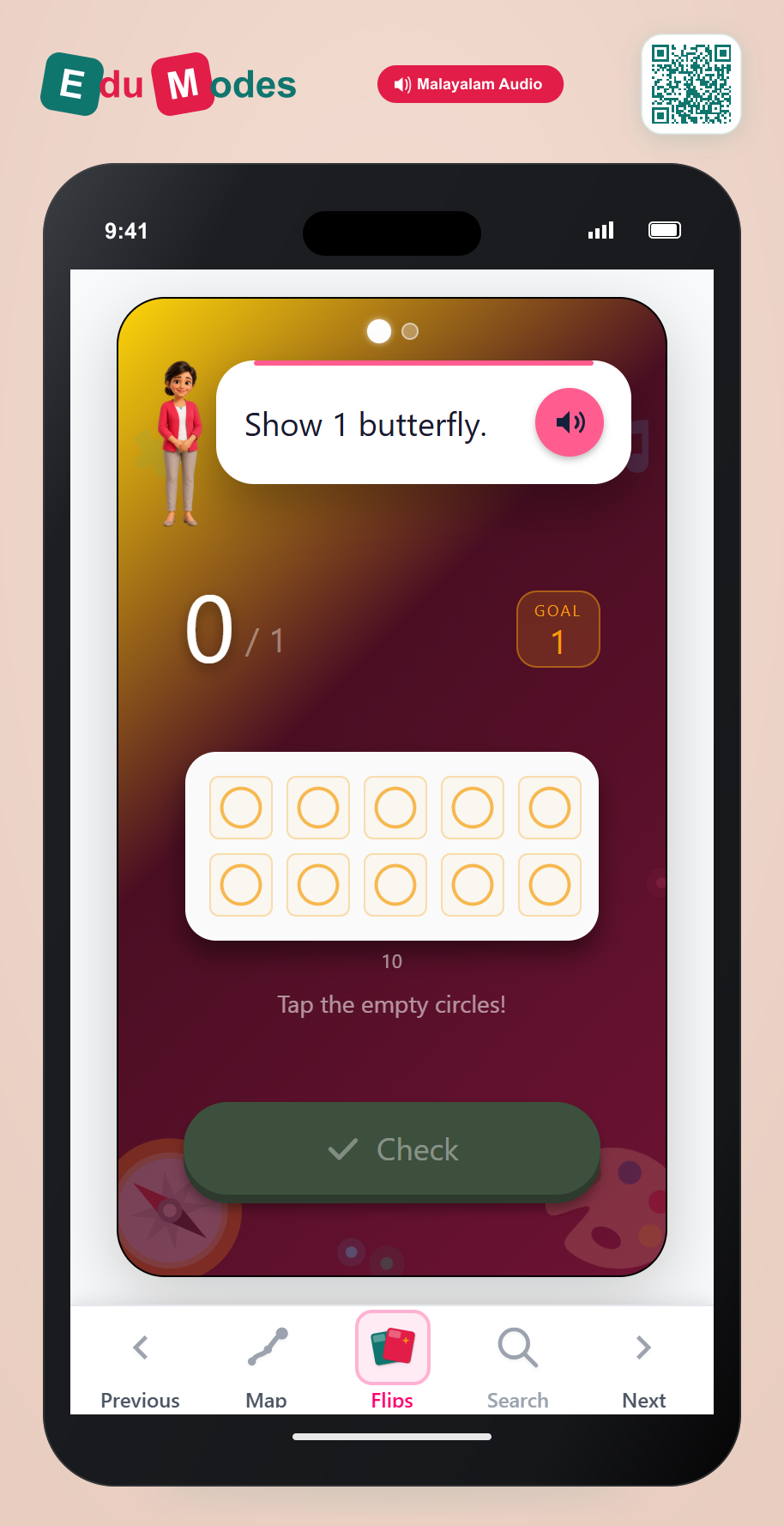 Represent Numbers Up to 5: 1 and 2 - Interactive Learning Game Preview