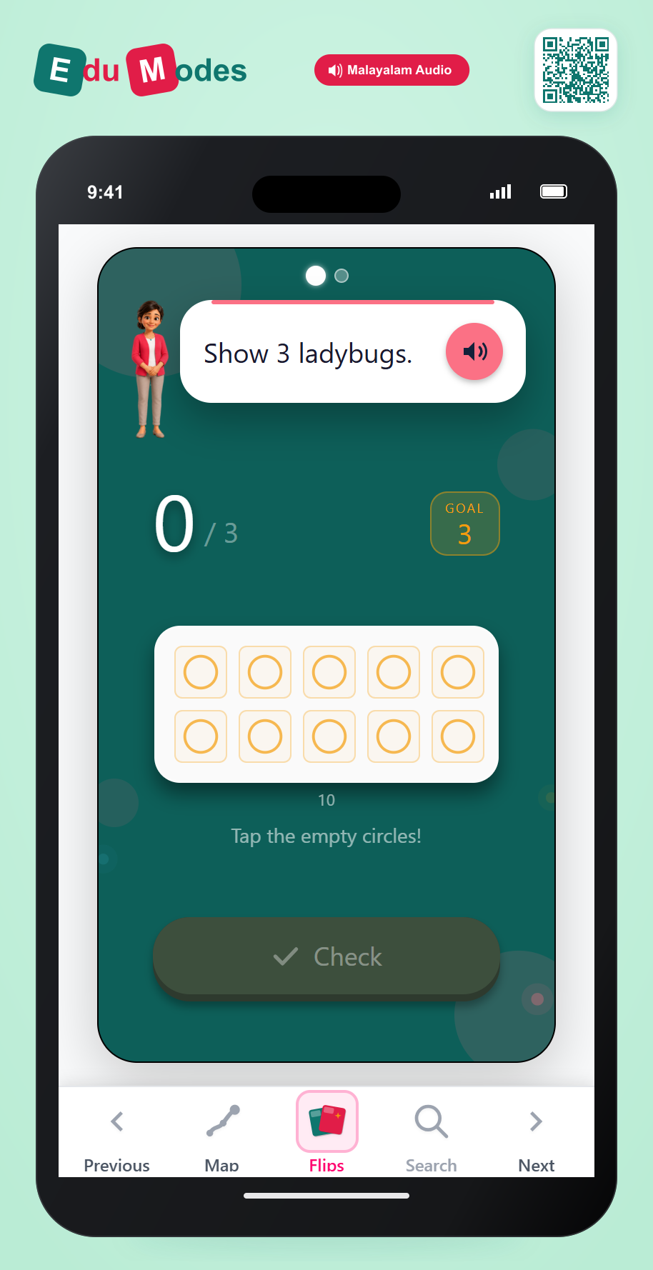 Represent Numbers Up to 5: 3 and 1 - Interactive Learning Game Preview