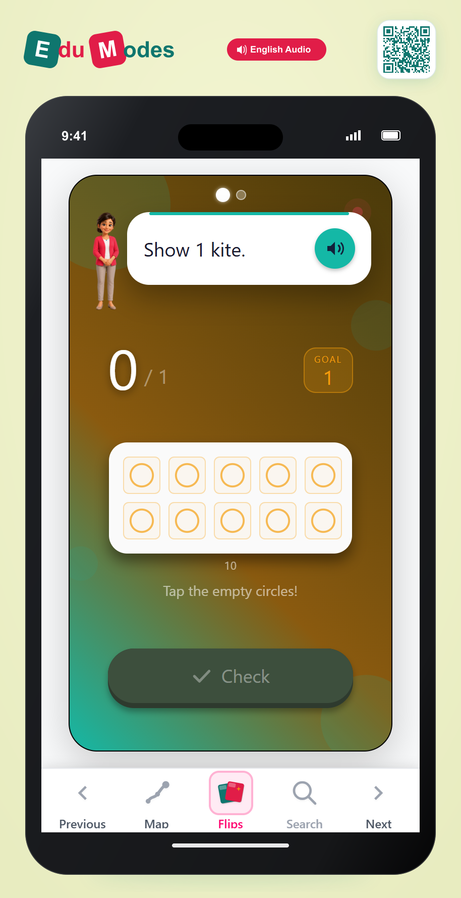 Represent Numbers Up to 5: 1 and 4 - Interactive Learning Game Preview