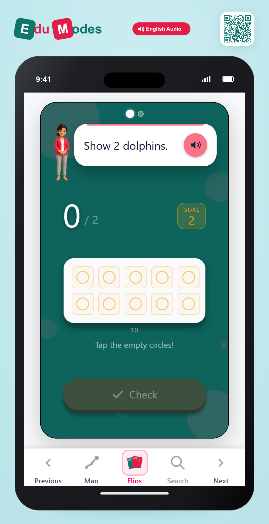 Represent Numbers Up to 5: 2 and 5 - Interactive Learning Game Preview