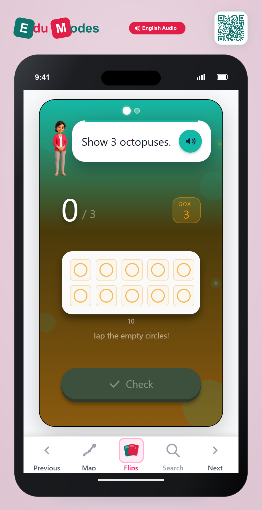 Represent Numbers Up to 5: 3 and 4 - Interactive Learning Game Preview