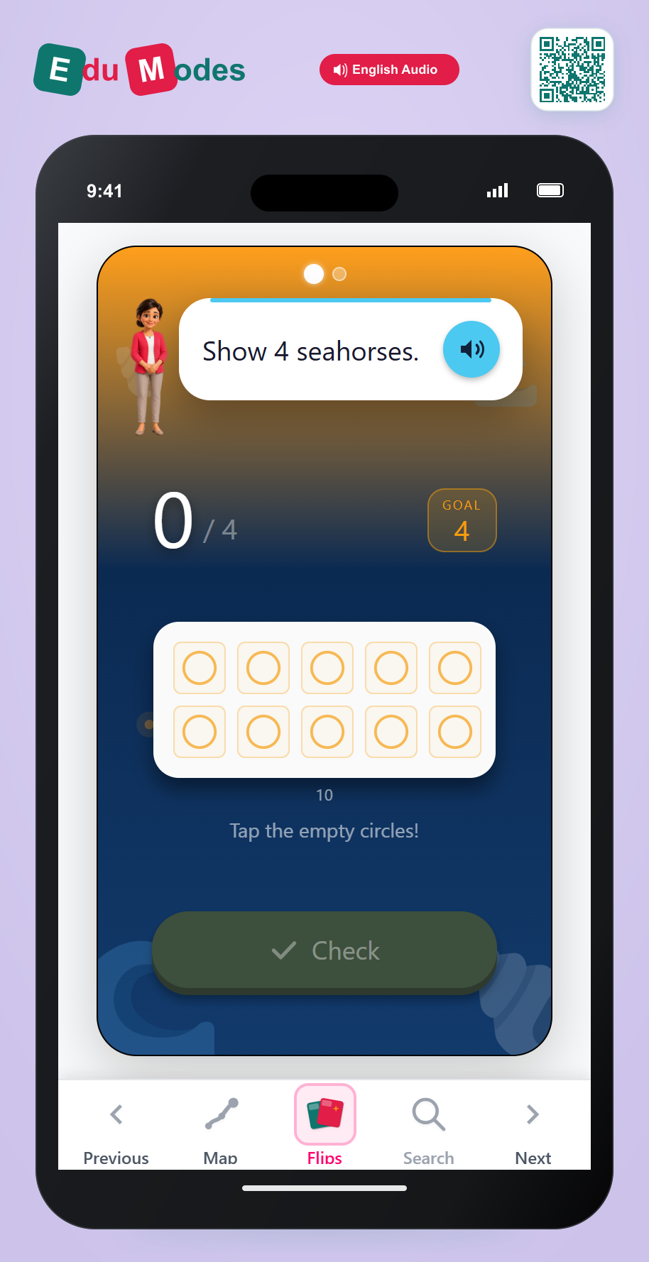 Represent Numbers Up to 5: 4 and 5 - Interactive Learning Game Preview