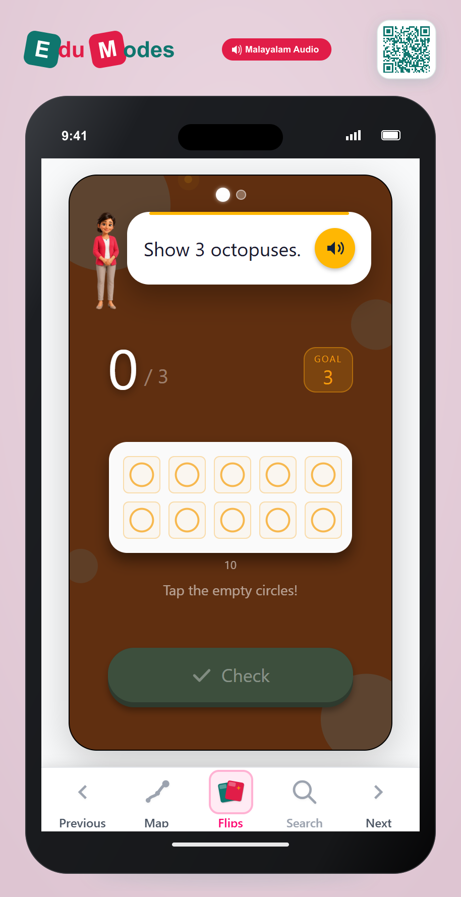 Represent Numbers Up to 5: 3 and 4 - Interactive Learning Game Preview