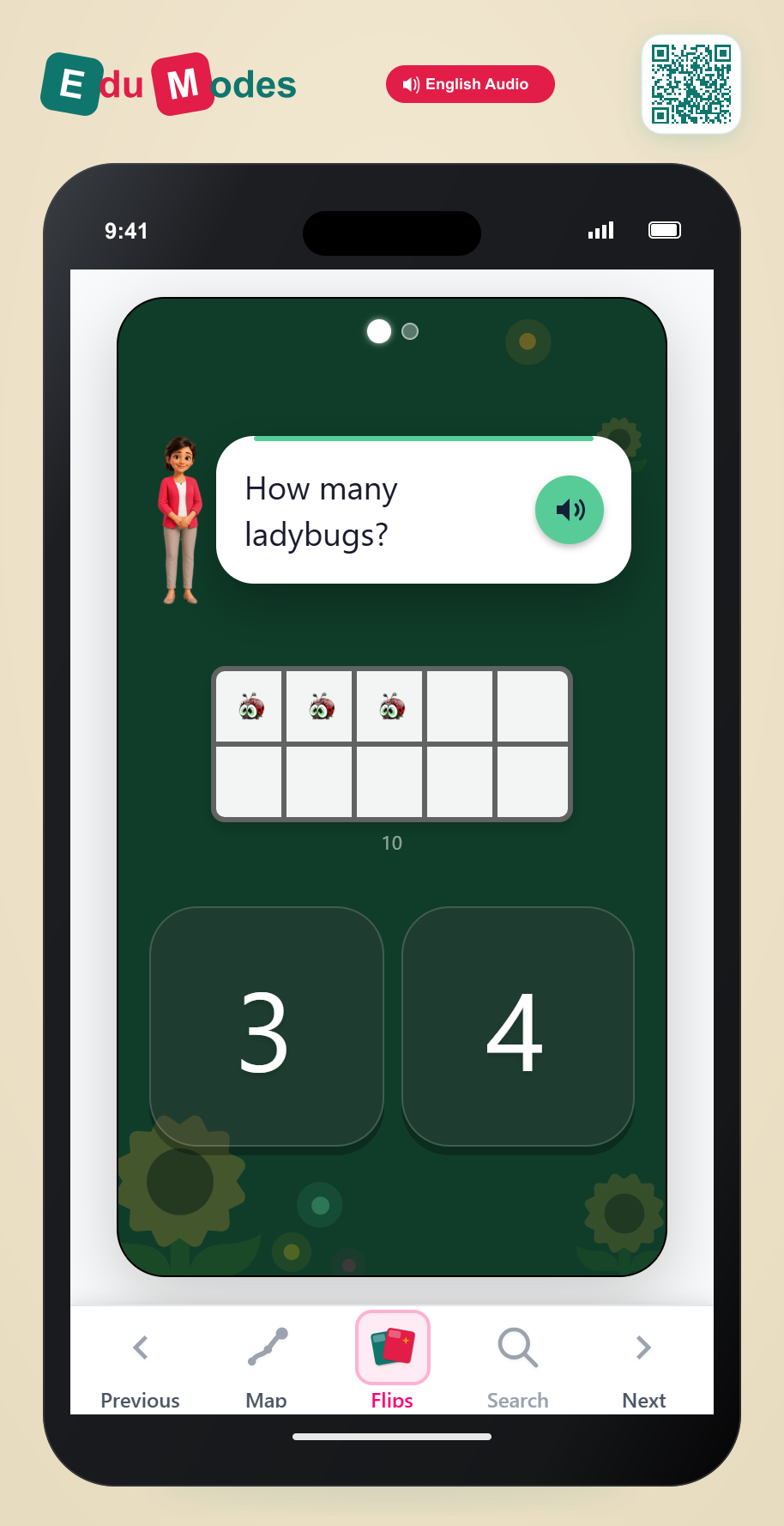 Represent Numbers Up to 5: Review - Interactive Learning Game Preview