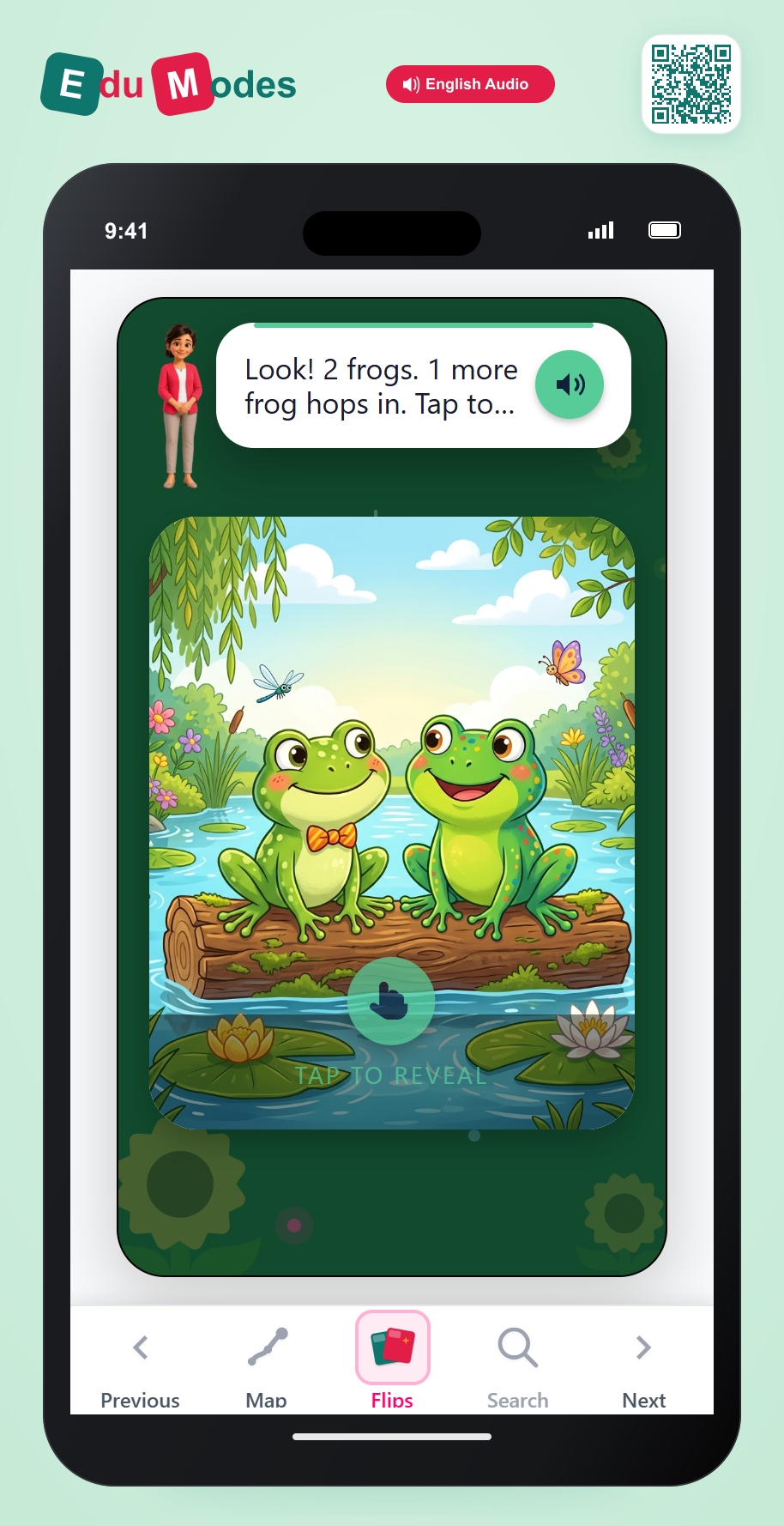 Count One More: Frogs - Interactive Learning Game Preview
