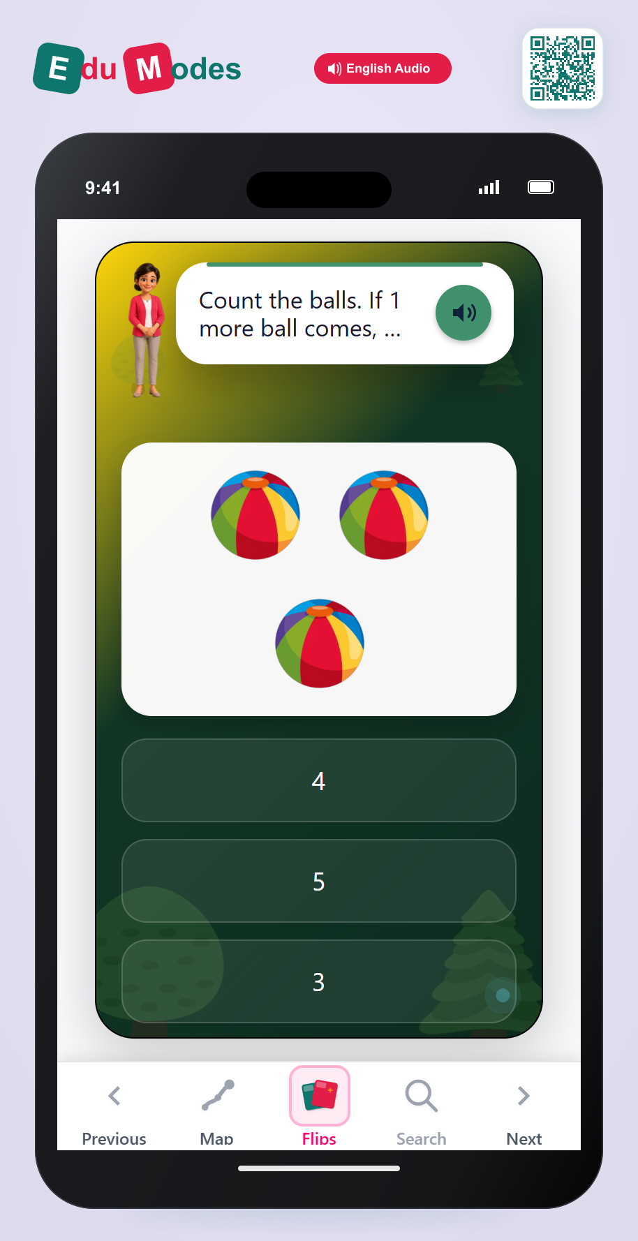 Count One More: Balls - Interactive Learning Game Preview