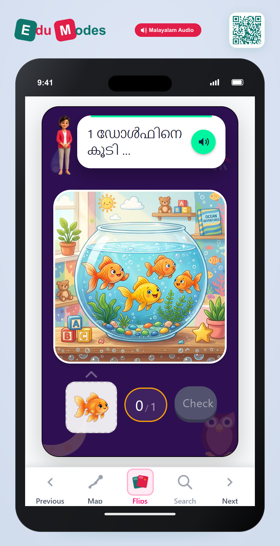Drag One More: Dolphins (ML) - Interactive Learning Game Preview
